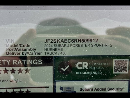 2024 Subaru FORESTER Sport in San Jose, CA - Bakhtiari Auto Group
