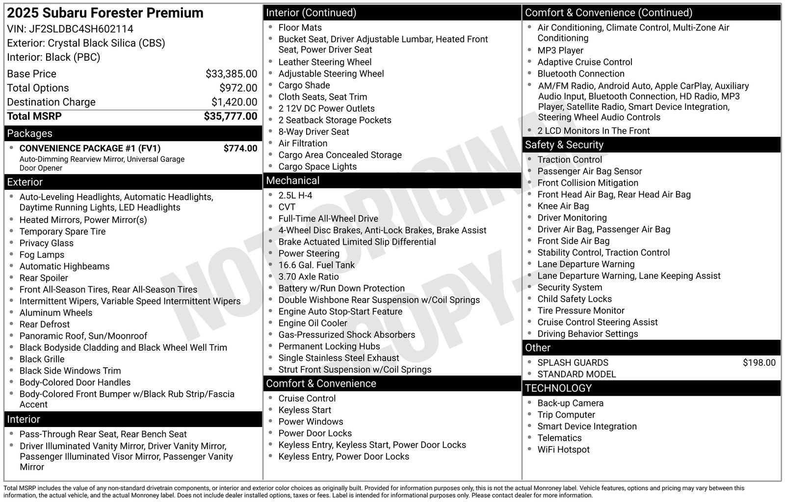 2025 Subaru Forester Premium