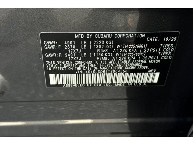 2025 Subaru Forester Touring