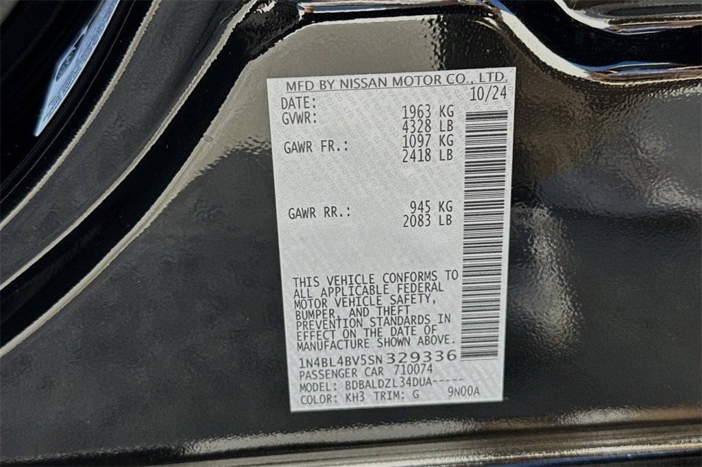 2025 Nissan Altima 2.5 S