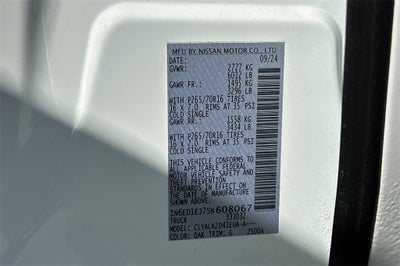 2025 Nissan Frontier S