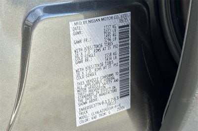 2026 Nissan Frontier S