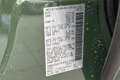 2026 Nissan Frontier PRO-4X