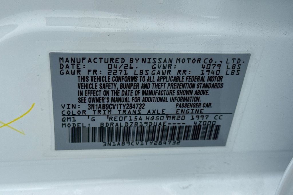 2026 Nissan Sentra SV
