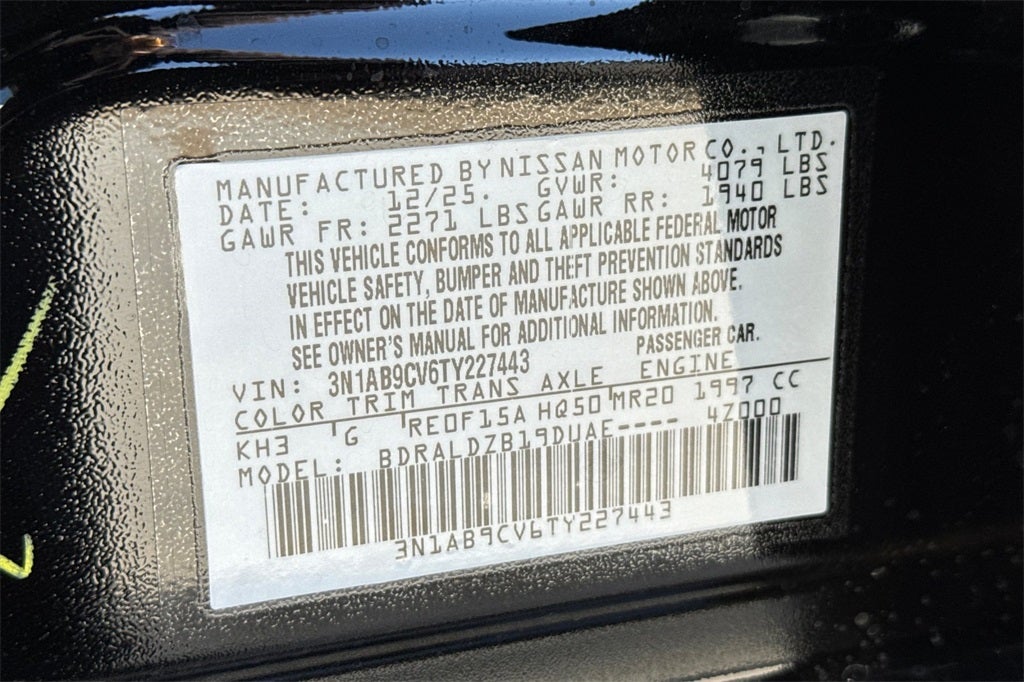 2026 Nissan Sentra SV