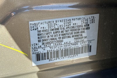 2026 Nissan Sentra SV