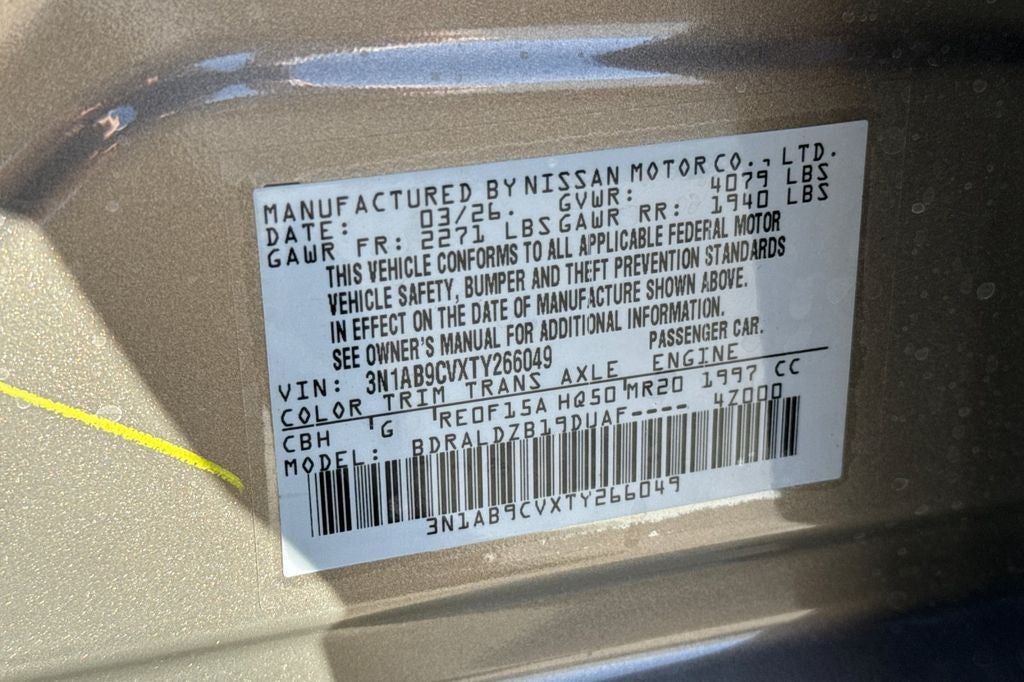 2026 Nissan Sentra SV