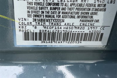 2026 Nissan Sentra SL