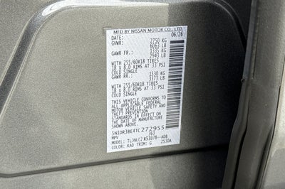 2026 Nissan Pathfinder SV