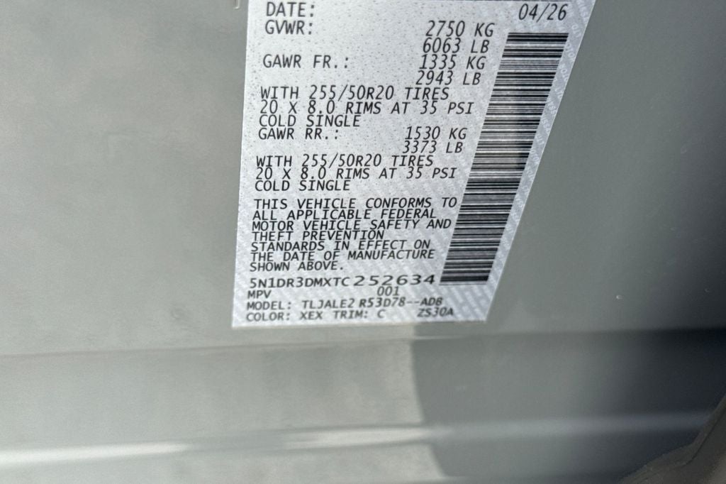 2026 Nissan Pathfinder Platinum