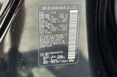 2027 INFINITI QX80 SPORT
