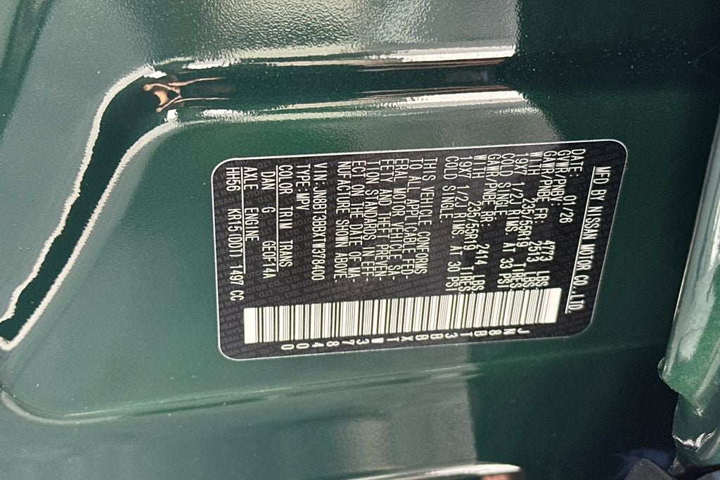 2026 Nissan Rogue Dark Armor