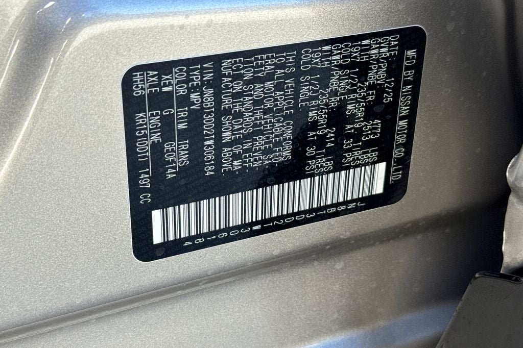 2026 Nissan Rogue Platinum