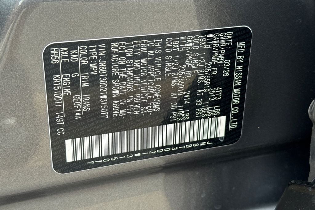 2026 Nissan Rogue Platinum