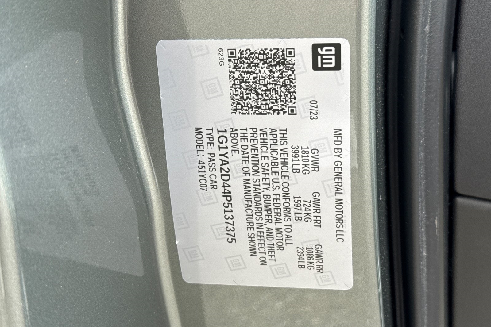 2023 Chevrolet Corvette Stingray 1LT