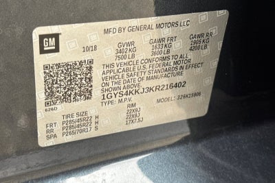 2019 Cadillac Escalade ESV Platinum Edition