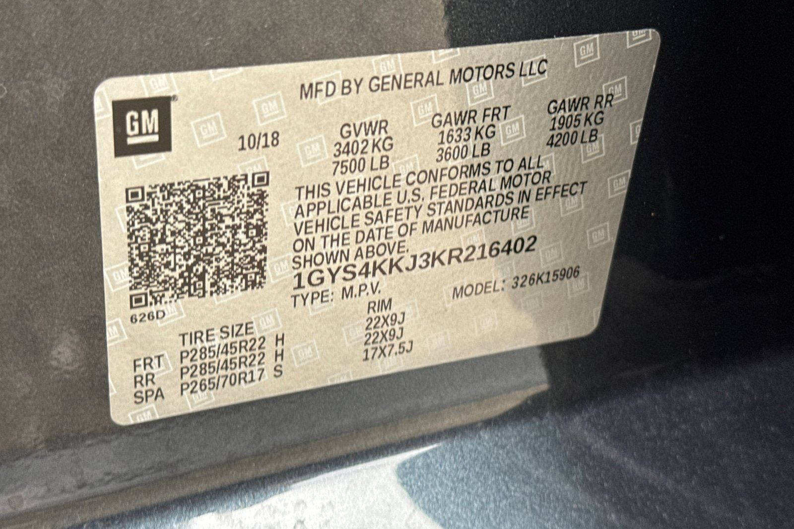 2019 Cadillac Escalade ESV Platinum Edition