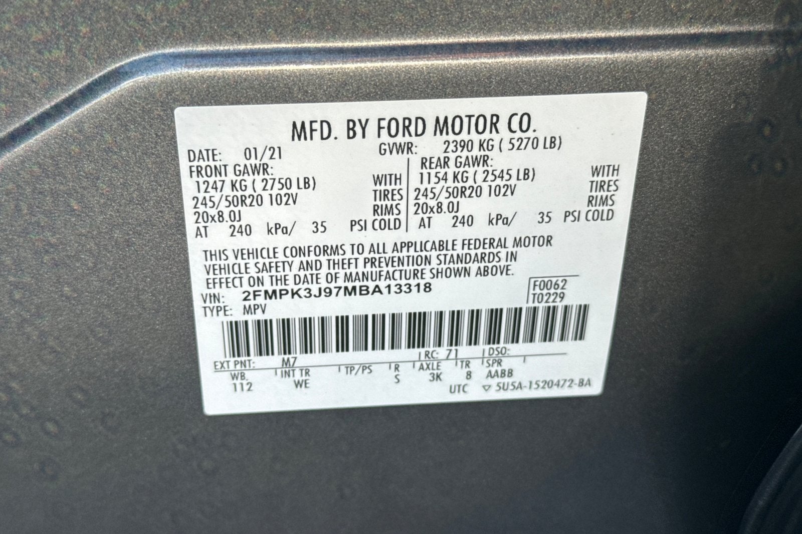 2021 Ford Edge ST Line