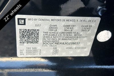 2018 Chevrolet Silverado 1500 LT LT1