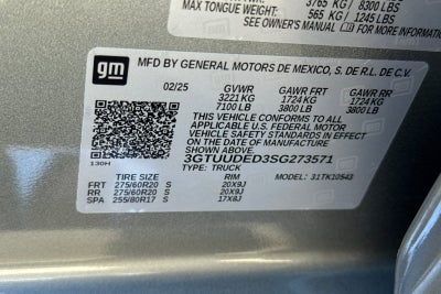 2025 GMC Sierra 1500 SLT