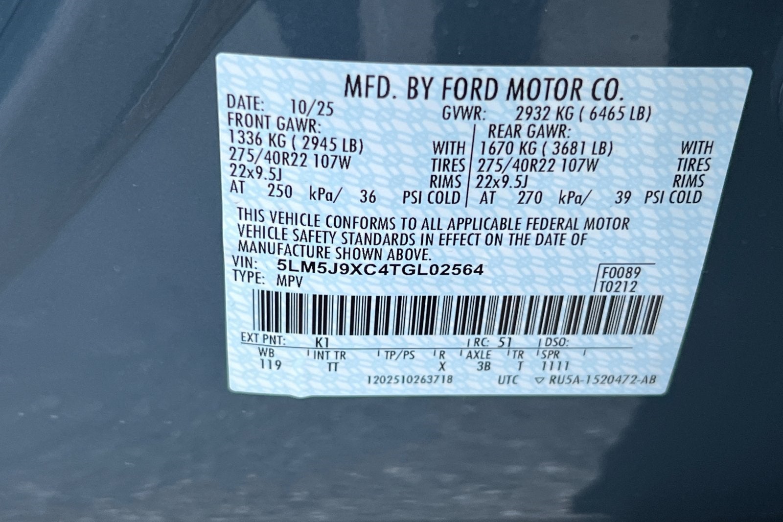 2026 Lincoln Aviator Black Label