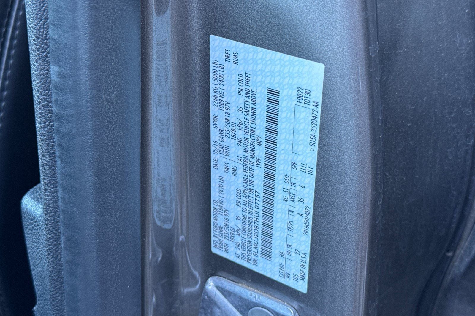 2017 Lincoln MKC Select