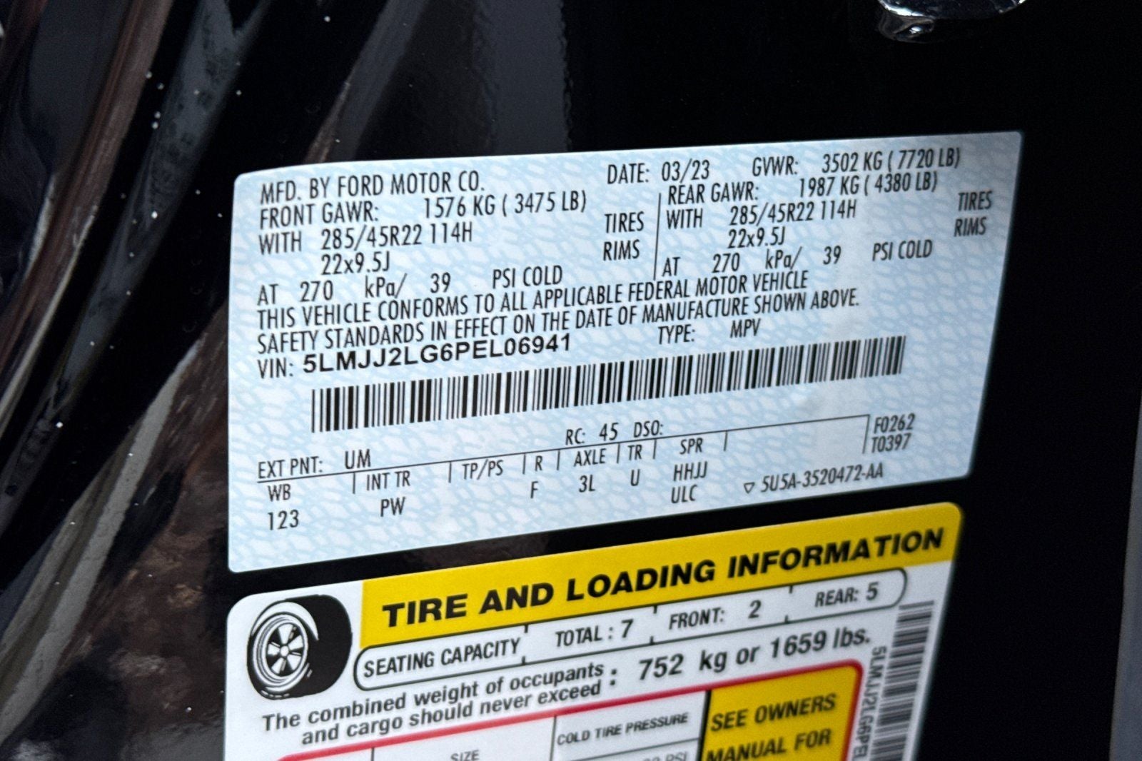2023 Lincoln Navigator Reserve Equipment Group 201A Reserve I