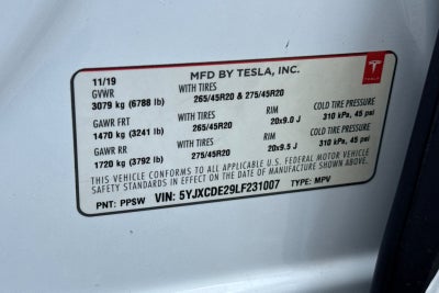 2020 Tesla Model X Long Range