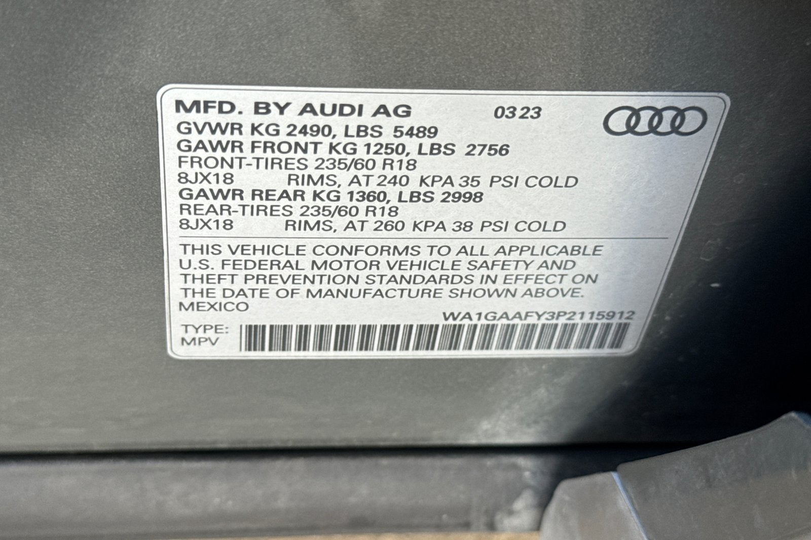 2023 Audi Q5 45 S line Premium quattro LCPO Competitive+