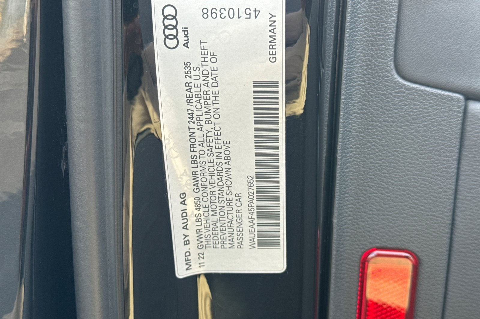 2023 Audi A4 45 S line Premium Plus quattro