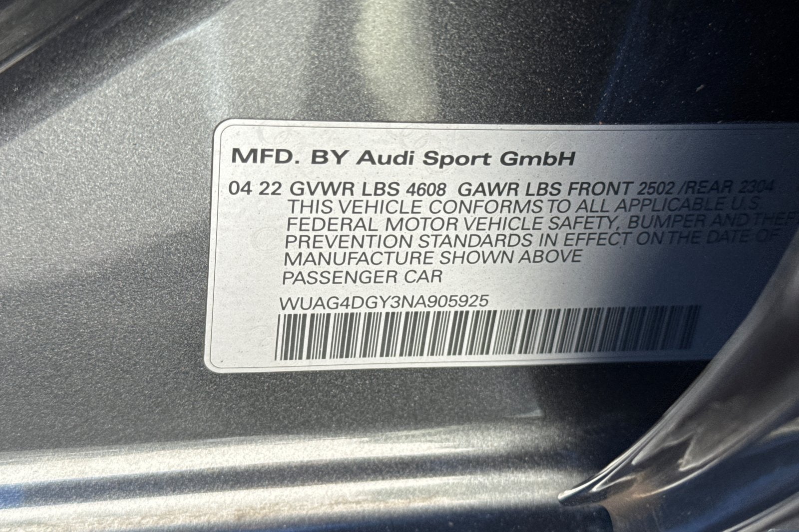 2022 Audi RS 3 2.5T quattro LCPO Competitive+