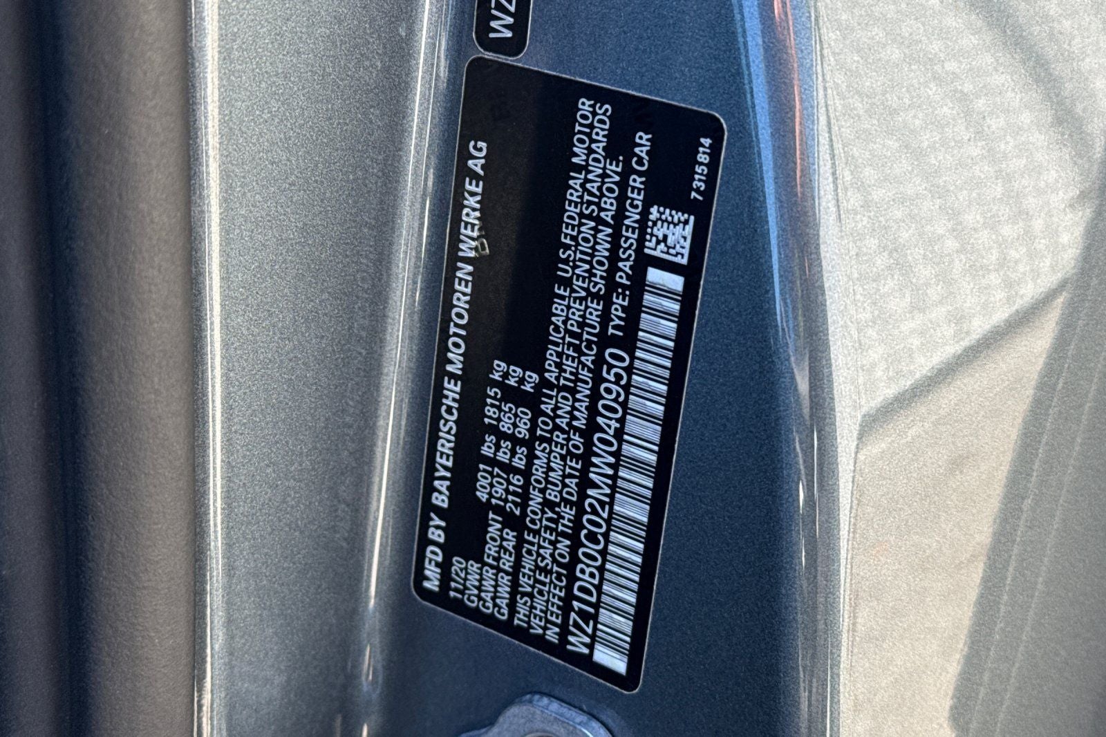 2021 Toyota Supra 3.0 PREMIUM