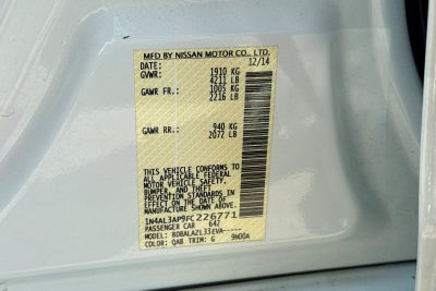 2015 Nissan Altima 2.5