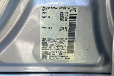 2015 Nissan Altima 3.5 SL