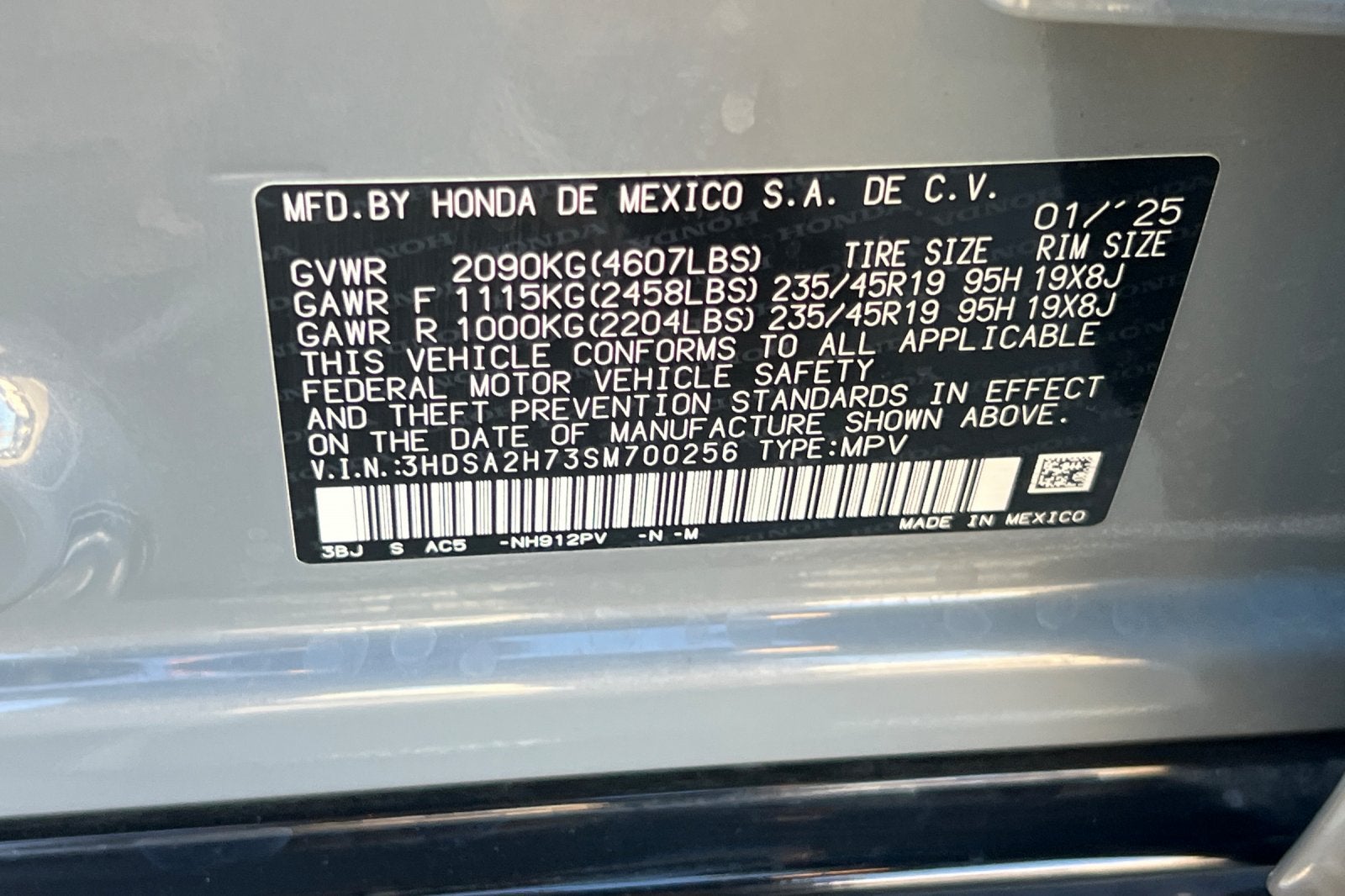 2025 Acura ADX A-Spec Advance Package