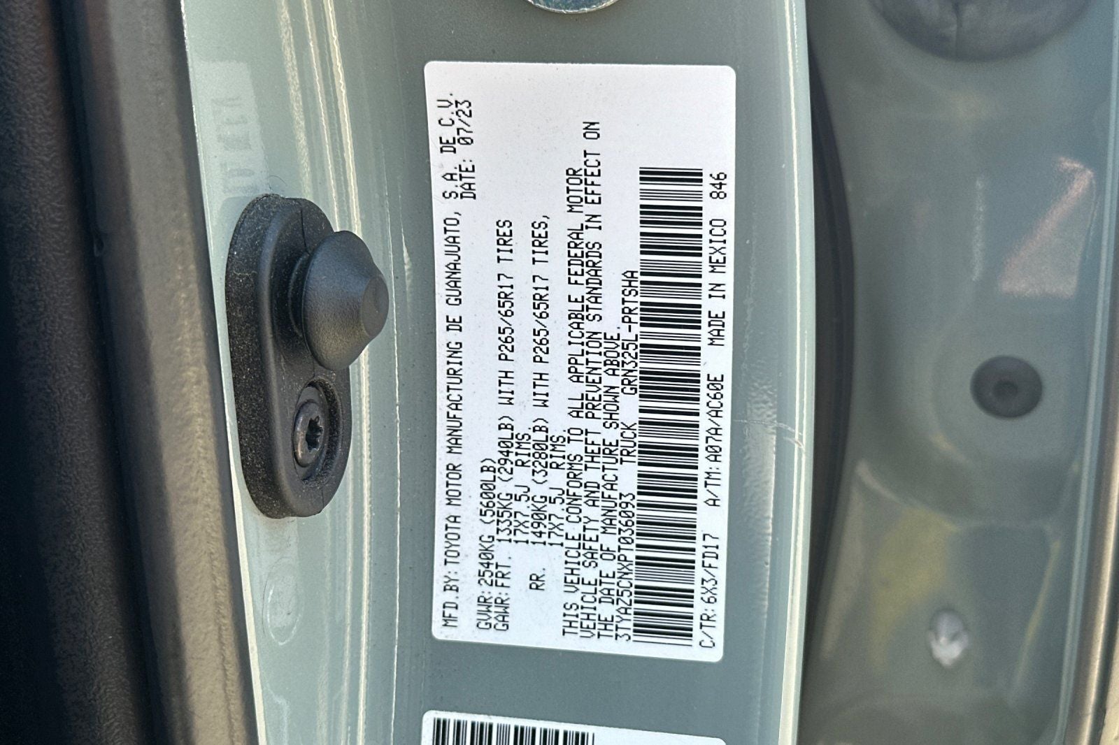 2023 Toyota Tacoma TRD Sport V6
