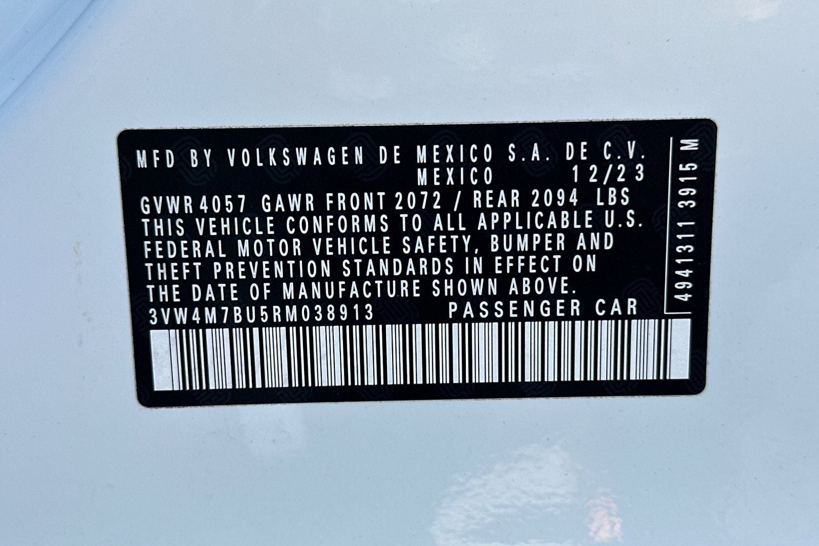 2024 Volkswagen Jetta 1.5T S