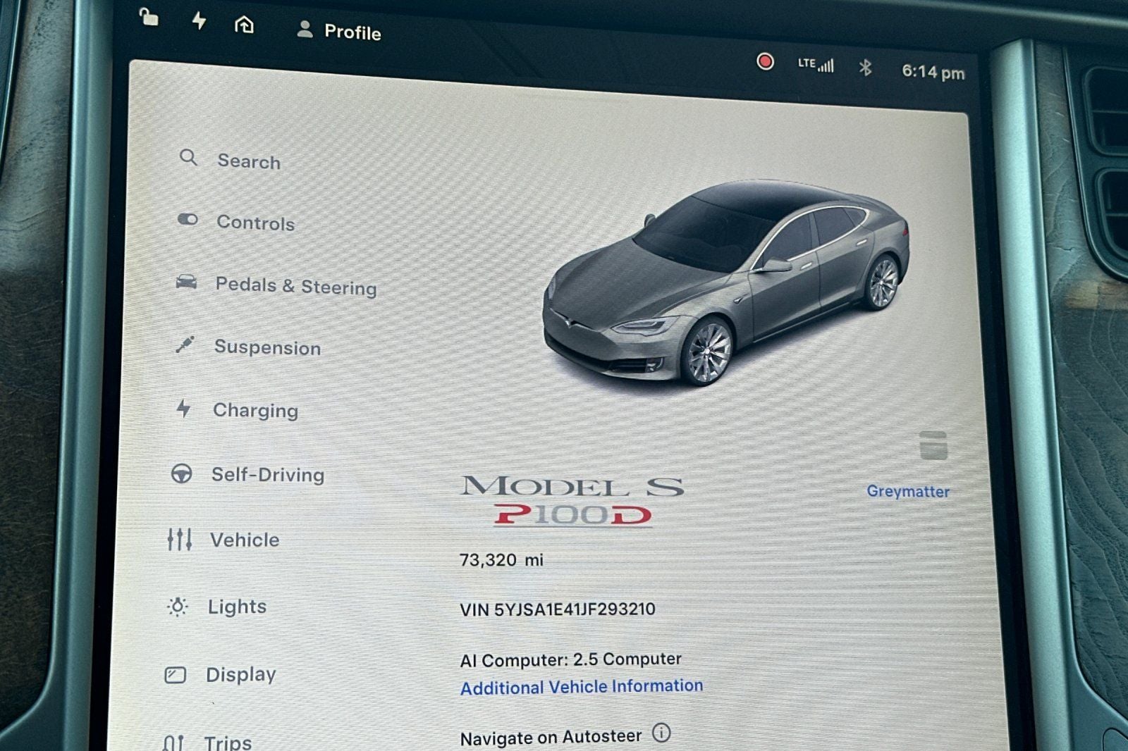 2018 Tesla Model S P100D