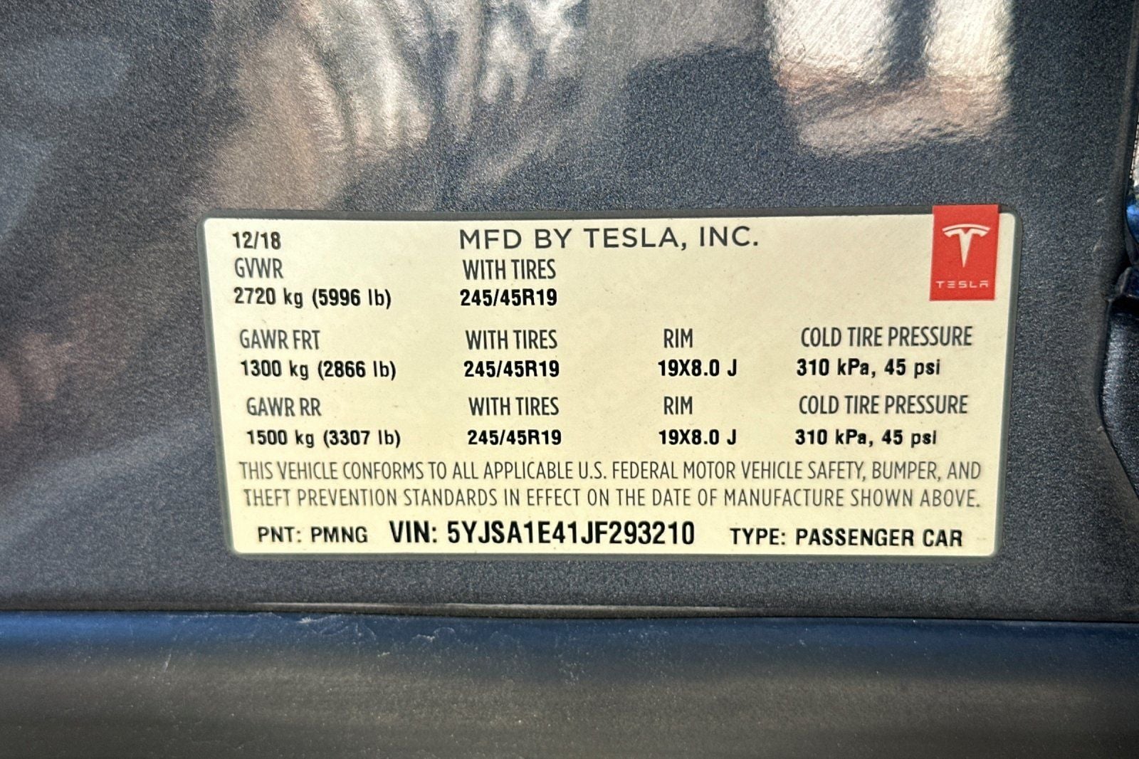 2018 Tesla Model S P100D