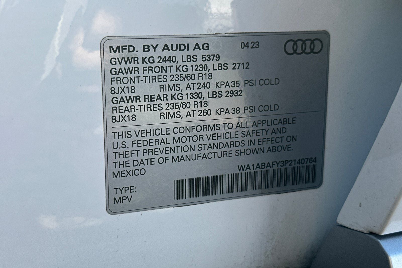 2023 Audi Q5 40 Premium quattro