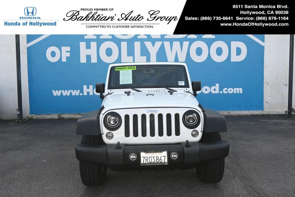 2016 Jeep Wrangler Unlimited Sport