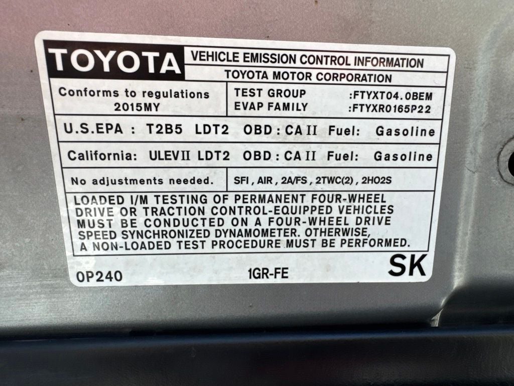 2015 Toyota Tacoma Base V6