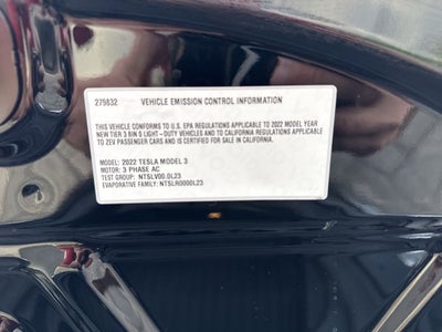 2022 Tesla Model 3 Performance