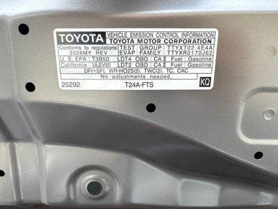2026 Toyota Land Cruiser Base