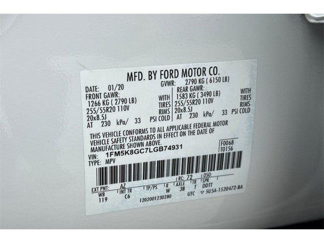 2020 Ford Explorer ST