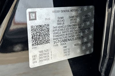 2018 GMC Canyon Base