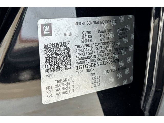 2018 GMC Canyon Base