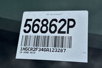 2016 Honda Accord LX