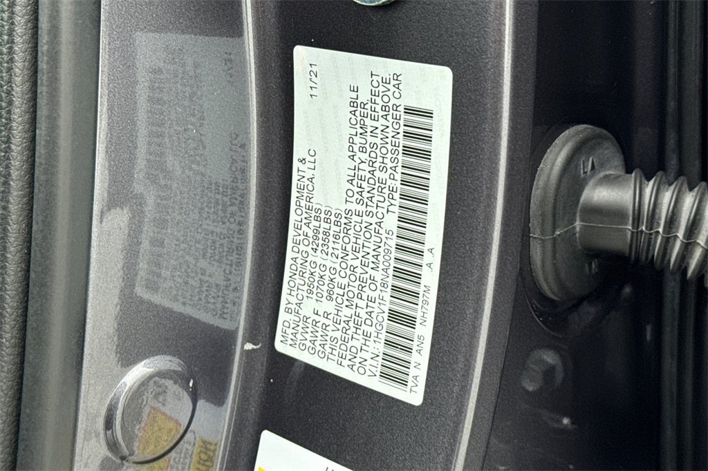 2022 Honda Accord LX