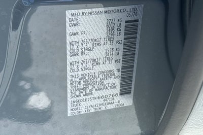 2026 Nissan Frontier Crew Cab PRO-X®